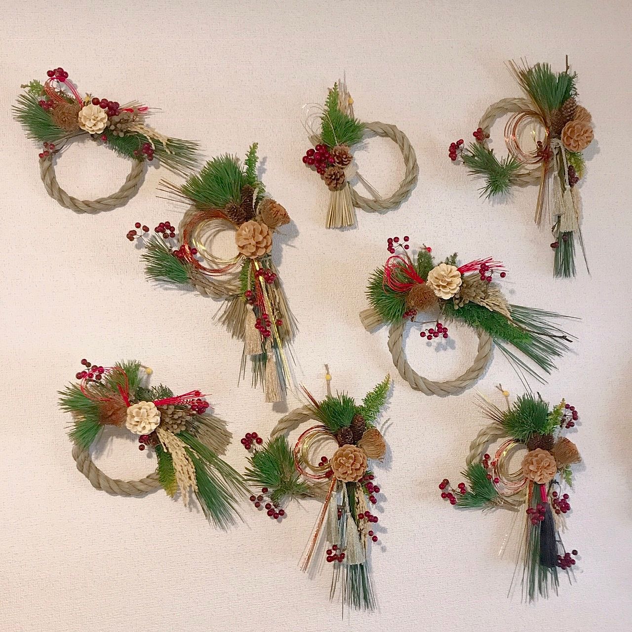 floral atelier kunsenのしめ縄飾り