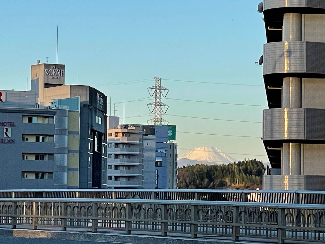晴れた日には富士山も見れます♪