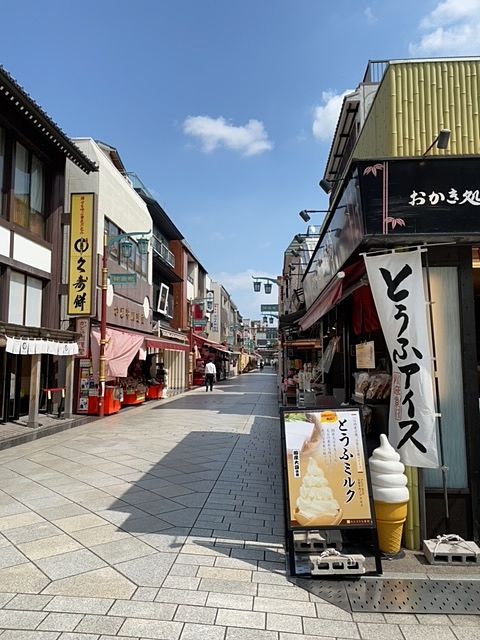 川崎大師、仲見世通り