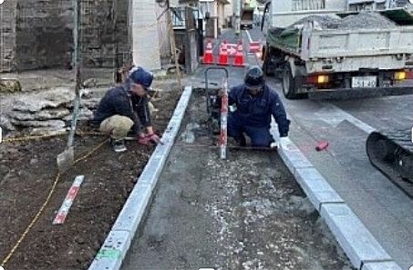 歩道傾斜確認