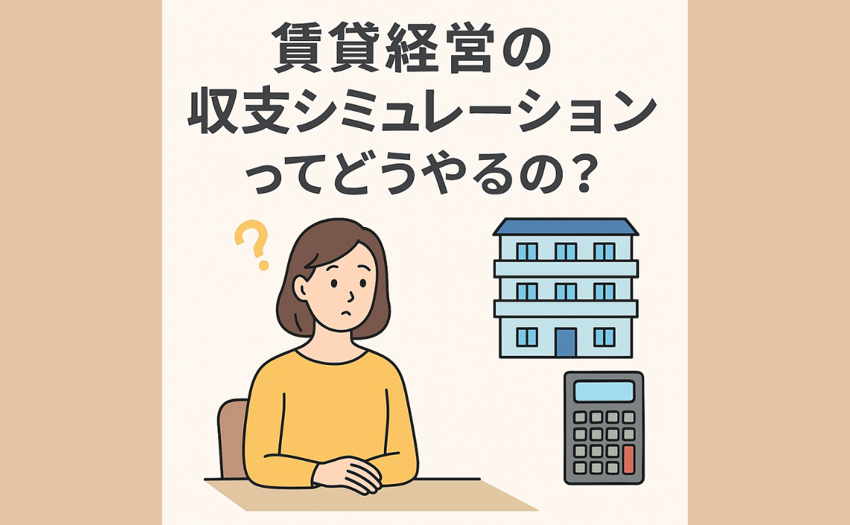 賃貸経営の収支シミュレーションってどうやるの?