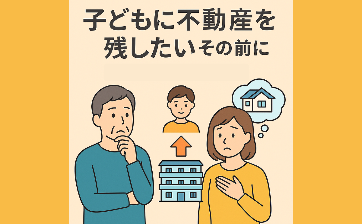 第6回|「子どもに不動産を残したい」その前に