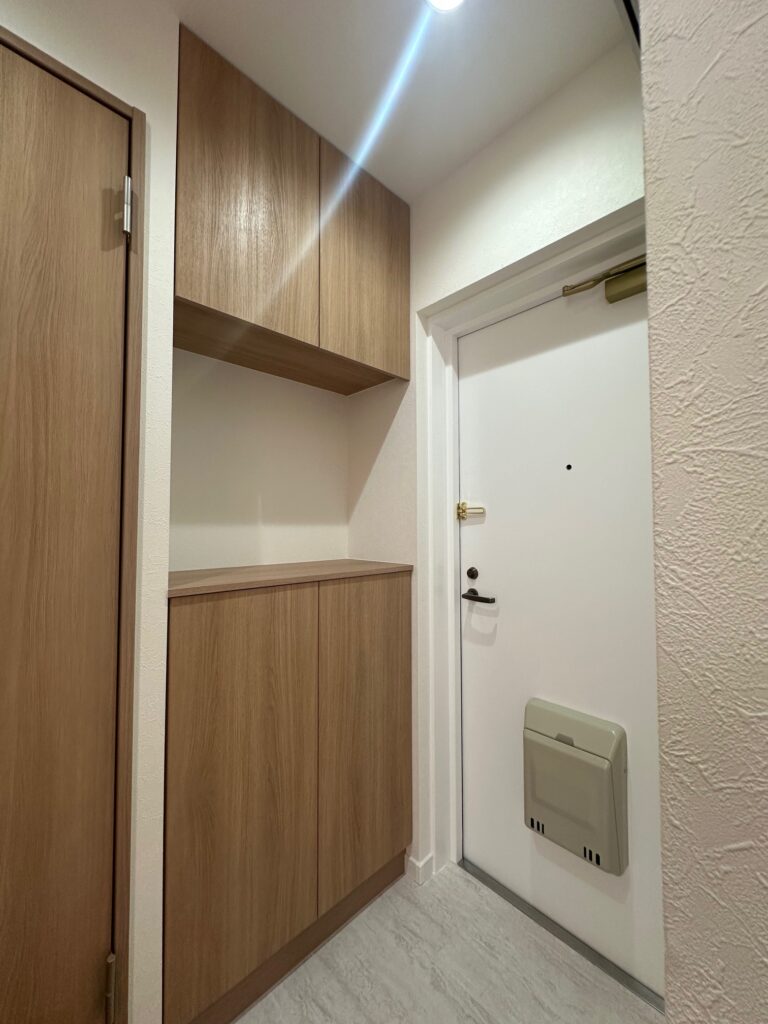 収納充実な玄関スペース