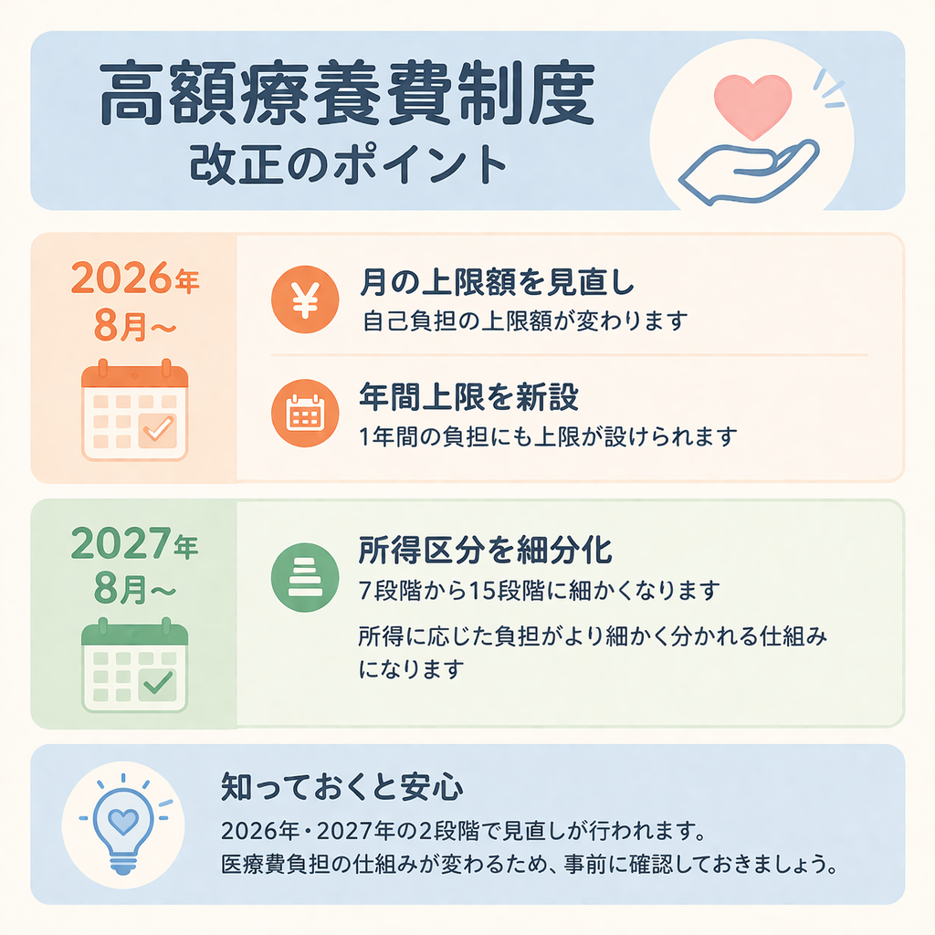 高額療養費制度改正のポイント