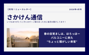 春の目覚ましは、ほろっほー｜バルコニーに来た“ちょっと騒がしい来客”