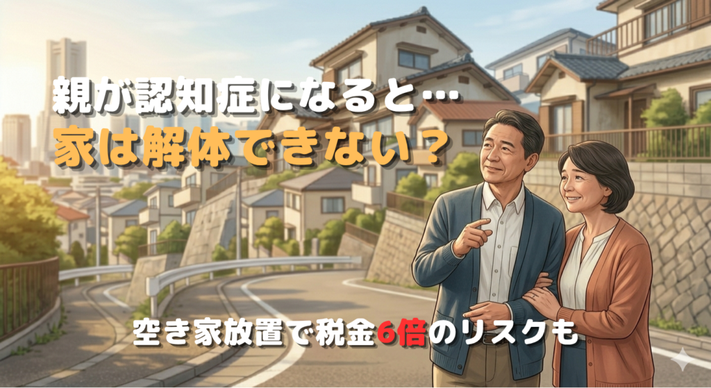 【横浜の空き家対策】認知症の親の家は解体・建て替えできる？放置のリスクと「成年後見制度」の壁