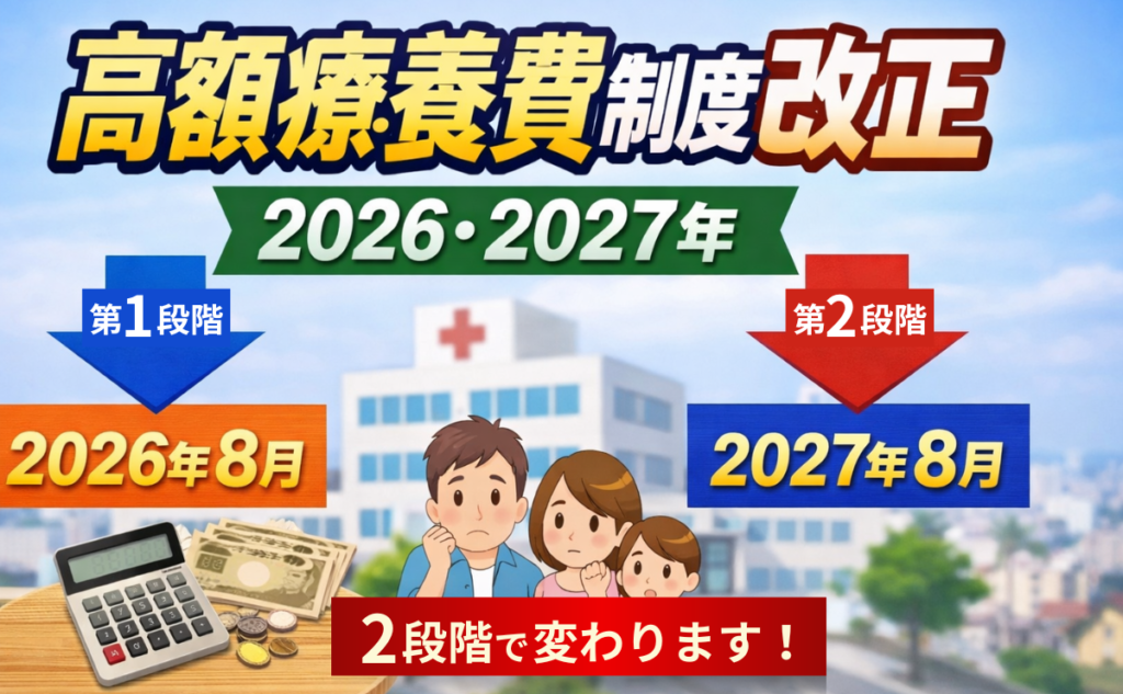 高額療養費制度が変わります｜2026年・2027年、2段階の改正を整理しました