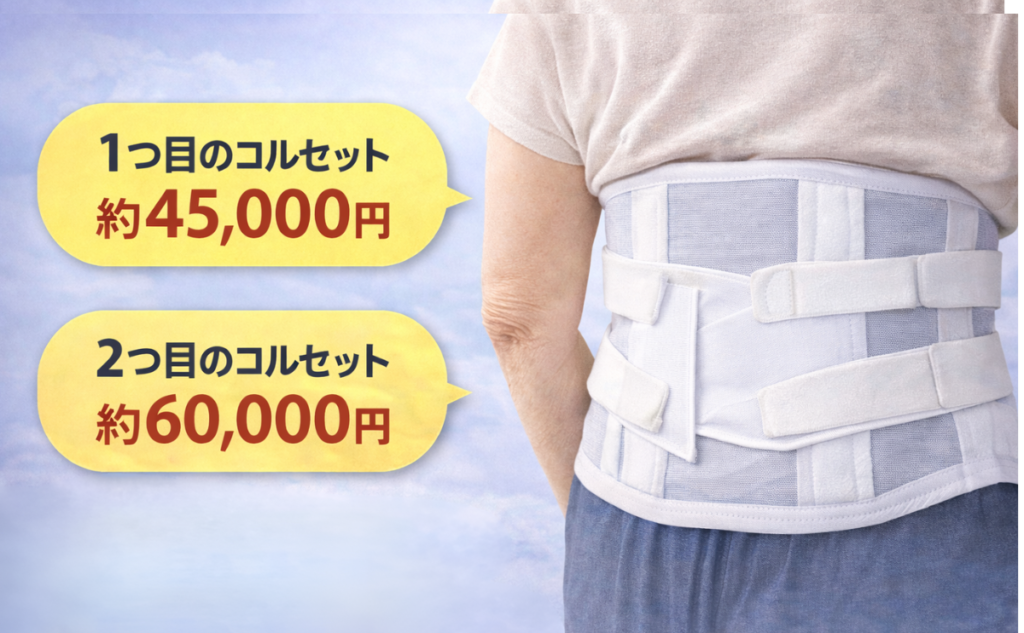 腰椎圧迫骨折のコルセットは払い戻しできる？後期高齢者医療の治療用