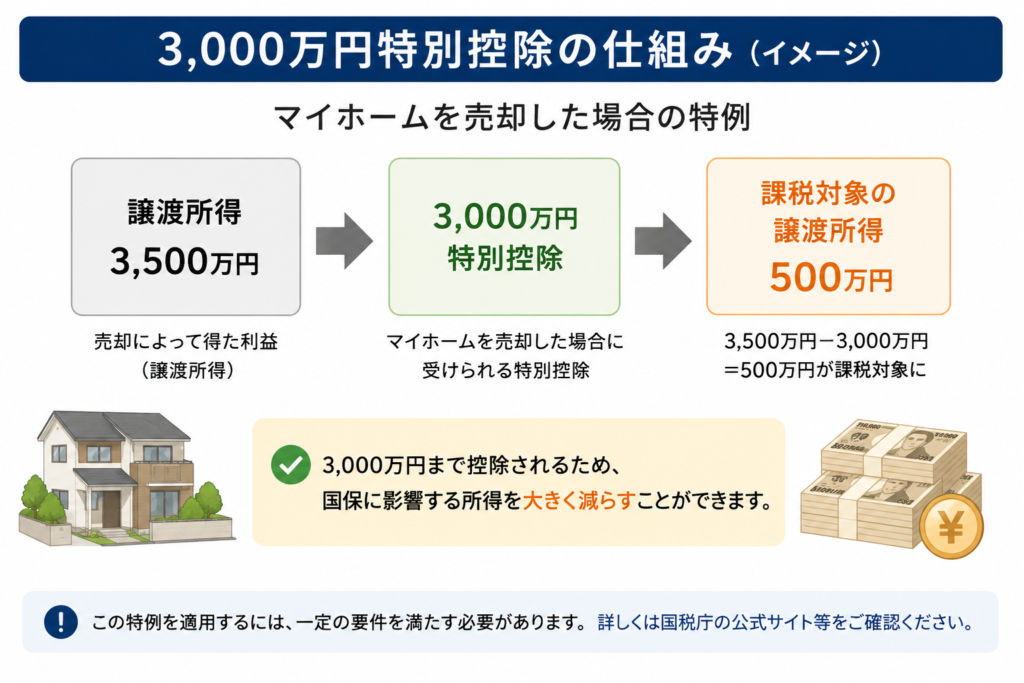 3000万円特別控除の仕組み