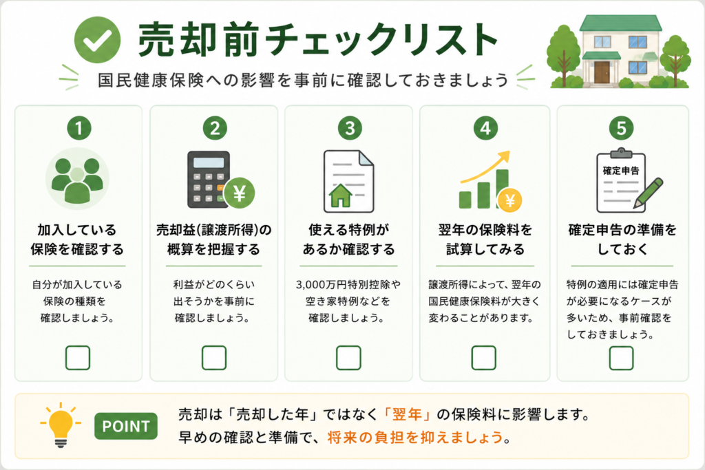 不動産売却前チェックリスト