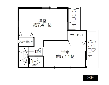 川崎市幸区南加瀬の家（3階）