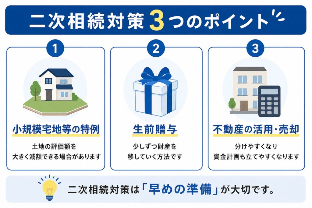 二次相続対策の基本ポイント
