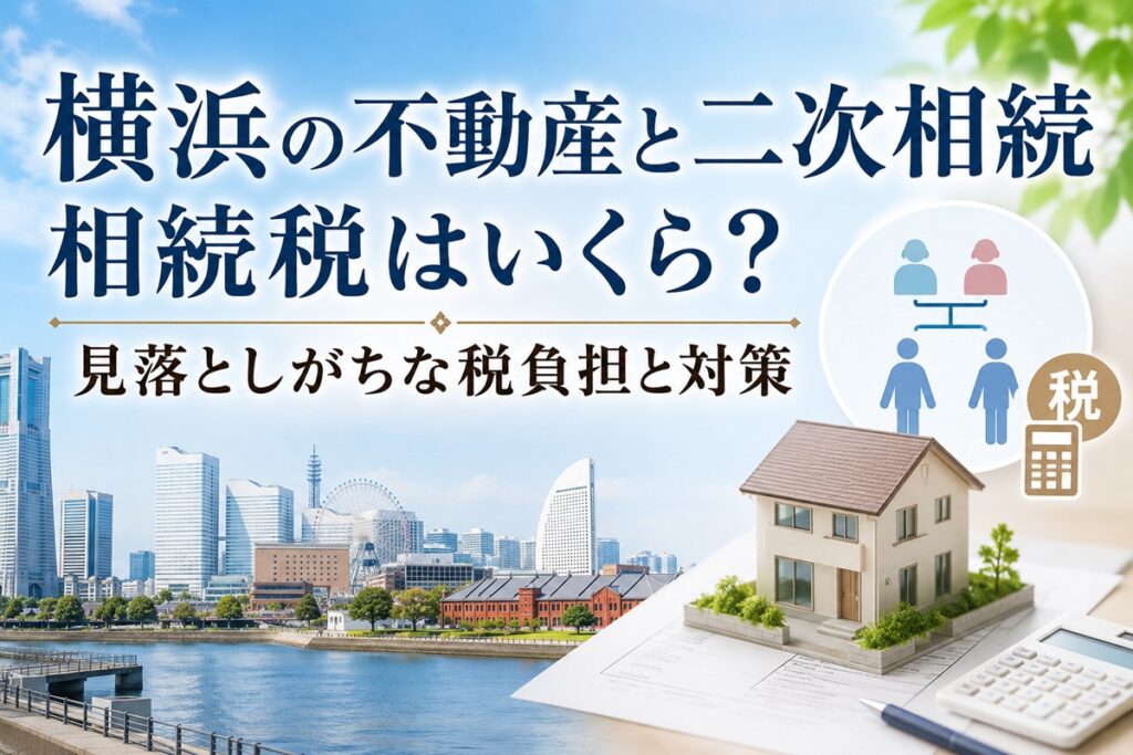 横浜の不動産と二次相続｜相続税はいくら？見落としがちな税負担と対策