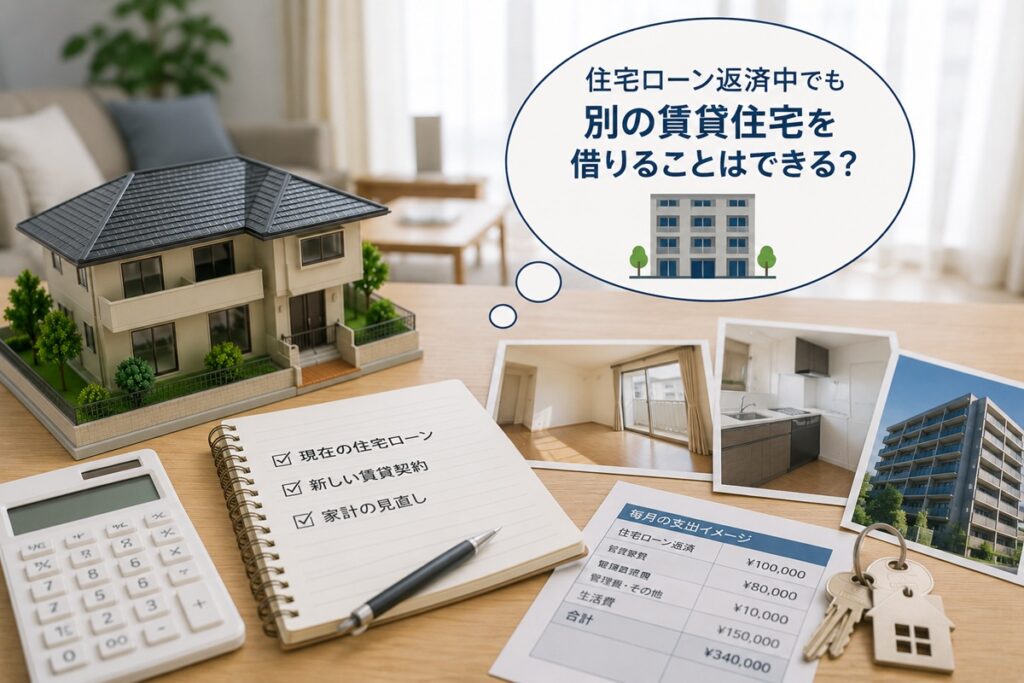 住宅ローン返済中でも別の賃貸住宅を借りることはできる？