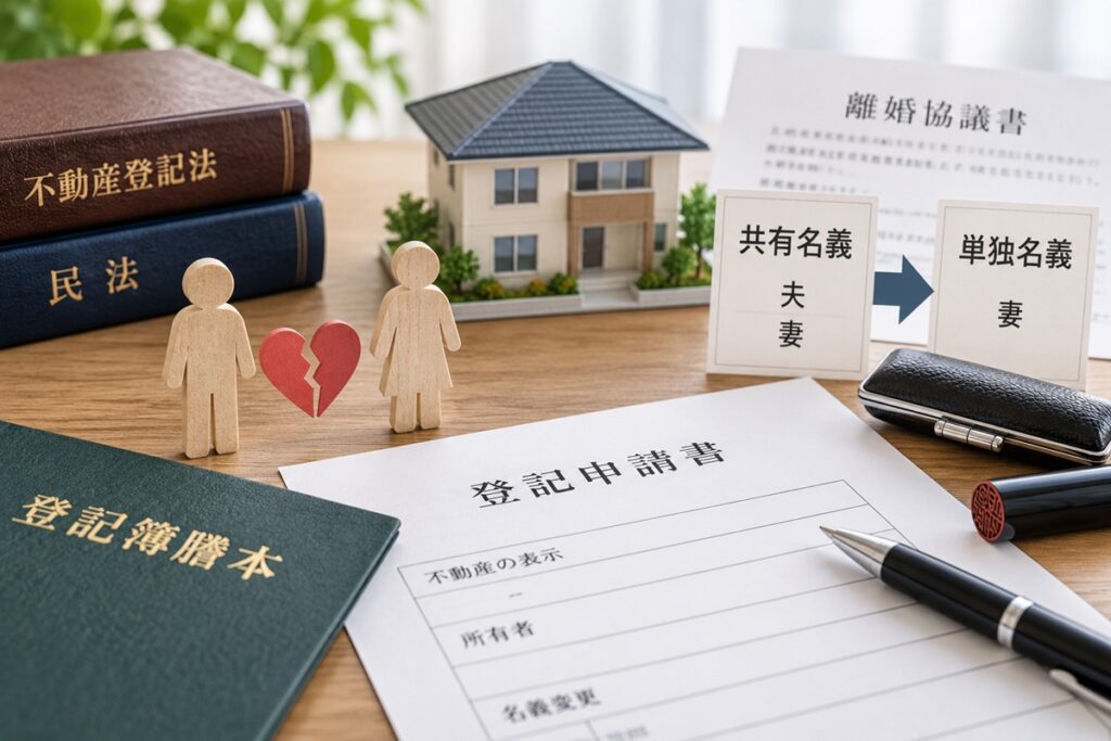 ペアローン離婚では不動産の名義変更にも注意