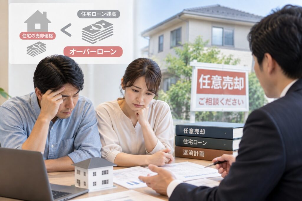 ペアローン離婚でオーバーローンの場合｜任意売却という選択肢